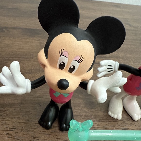 Disney Minnie Mouse's Bowtique Dress Up Dolls Snap N Style Figures Lot - Picture 6 of 7